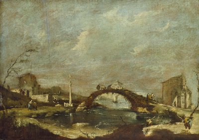 Paisaje caprichoso de Francesco Guardi